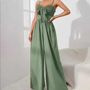 Jade flowy pants romper